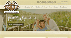 Desktop Screenshot of donwiseconst.com